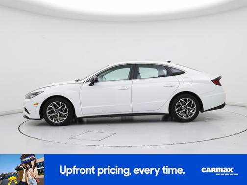 White 2021 Hyundai SONATA SEL