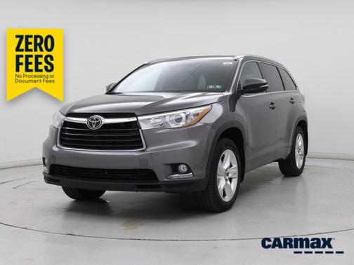 Gray 2015 Toyota Highlander Limited Platinum