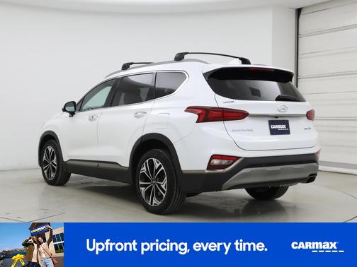 White 2020 Hyundai SANTA FE Limited