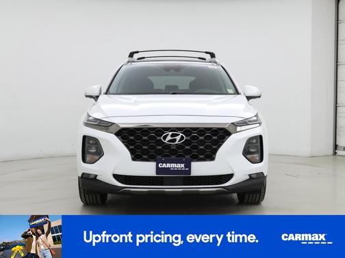 White 2020 Hyundai SANTA FE Limited