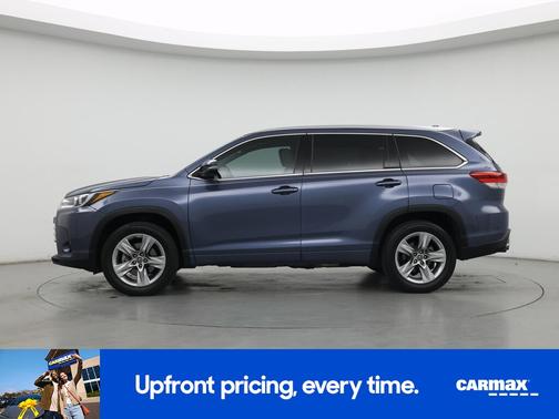 Blue 2017 Toyota Highlander Limited