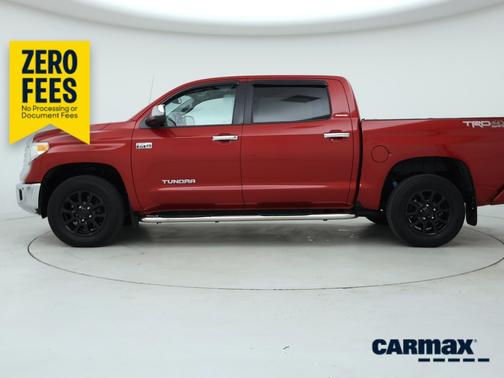 Red 2017 Toyota Tundra Limited