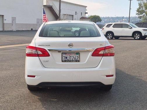 Aspen White 2015 Nissan Sentra SL