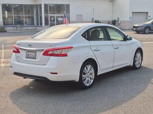 Aspen White 2015 Nissan Sentra SL