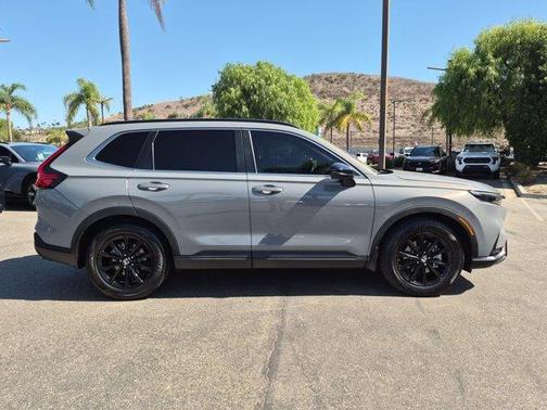 Gray 2025 Honda CR-V Hybrid Sport