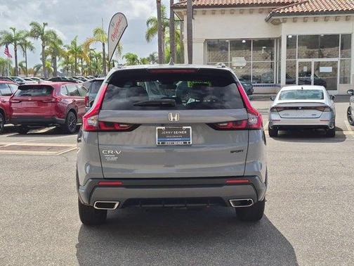 Gray 2025 Honda CR-V Hybrid Sport-L