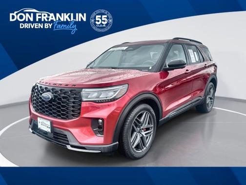 Red 2025 Ford Explorer ST