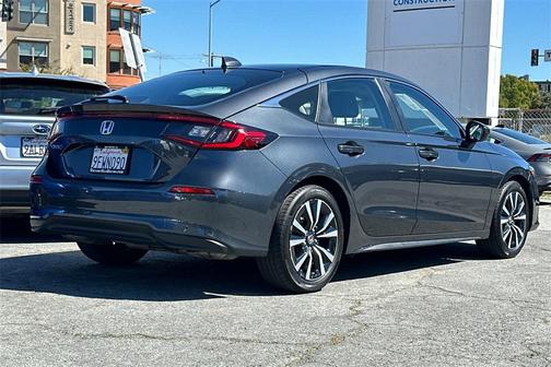 Gray 2022 Honda Civic EX-L