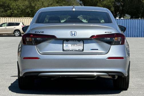 Solar Silver Metallic 2026 Honda Civic Hybrid Sport