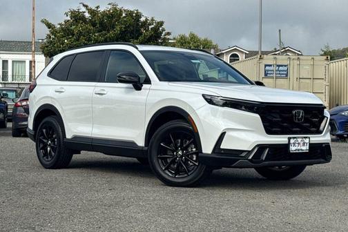 Platinum White Pearl 2026 Honda CR-V Hybrid Sport-L AWD