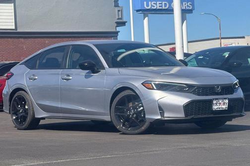 Solar Silver Metallic 2026 Honda Civic Sport