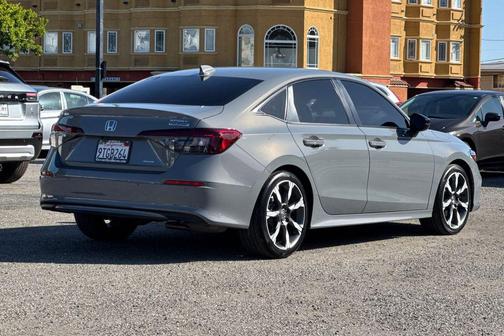 Urban Gray Pearl 2025 Honda Civic Hybrid Sport
