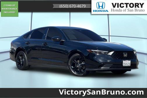Crystal Black Pearl 2025 Honda Accord SE