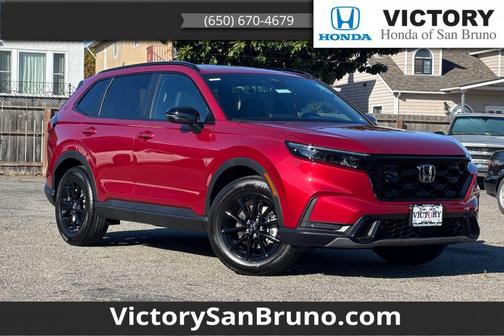 Radiant Red Metallic 2026 Honda CR-V Hybrid Sport-L FWD