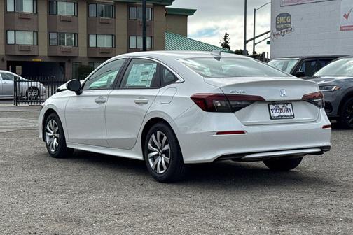 Platinum White Pearl 2026 Honda Civic LX