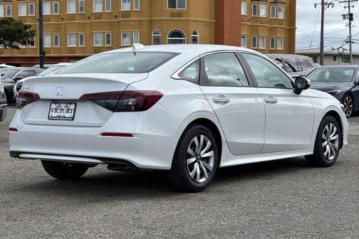 Platinum White Pearl 2026 Honda Civic LX
