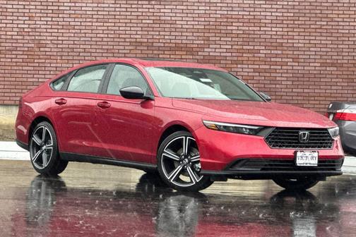 Radiant Red Metallic 2026 Honda Accord Hybrid Sport