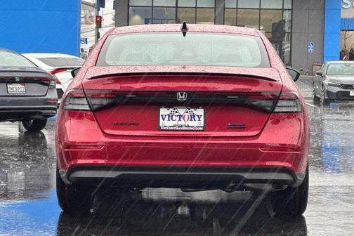 Radiant Red Metallic 2026 Honda Accord Hybrid Sport