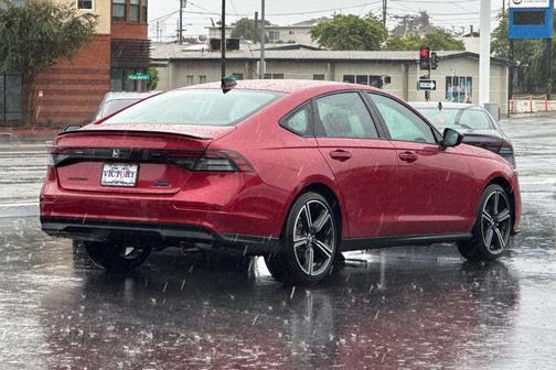 Radiant Red Metallic 2026 Honda Accord Hybrid Sport