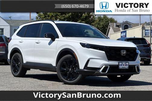 Platinum White Pearl 2026 Honda CR-V Hybrid Sport Touring AWD