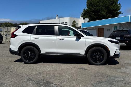 Platinum White Pearl 2026 Honda CR-V Hybrid Sport Touring AWD