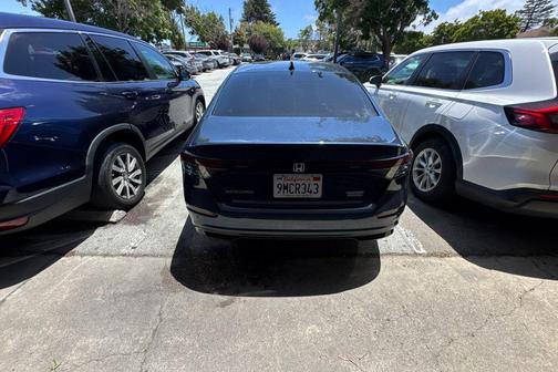 Canyon River Blue Metallic 2024 Honda Accord Hybrid Touring