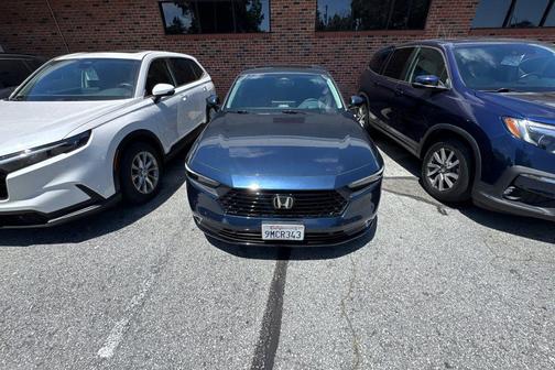 Canyon River Blue Metallic 2024 Honda Accord Hybrid Touring