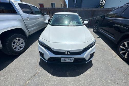 Platinum White Pearl 2023 Honda Civic LX