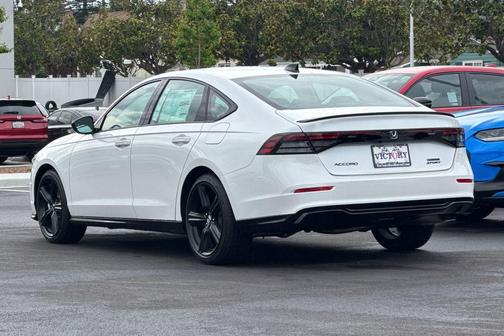 Platinum White Pearl 2026 Honda Accord Hybrid Sport-L