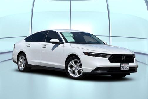 Platinum White Pearl 2024 Honda Accord LX 1.5T
