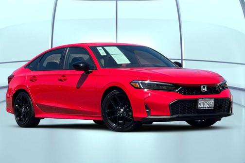 Rallye Red 2025 Honda Civic Sport