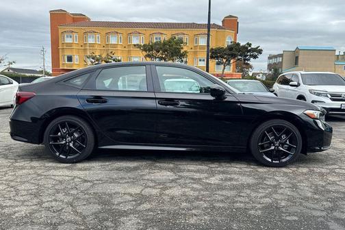 Crystal Black Pearl 2026 Honda Civic Hybrid Sport