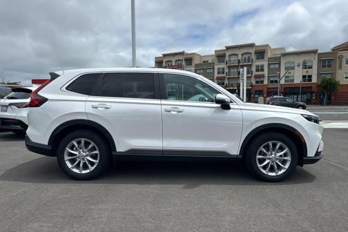 Platinum White Pearl 2025 Honda CR-V EX-L AWD