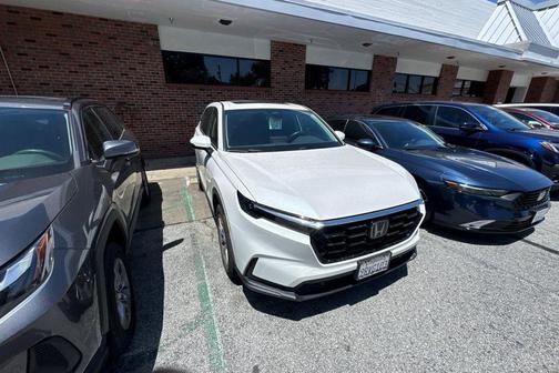 Platinum White Pearl 2025 Honda CR-V EX-L AWD