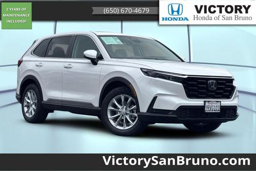 Platinum White Pearl 2025 Honda CR-V EX-L AWD