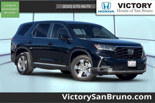 Crystal Black Pearl 2024 Honda Pilot EX-L