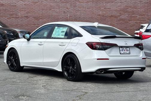 Platinum White Pearl 2025 Honda Civic Si Base
