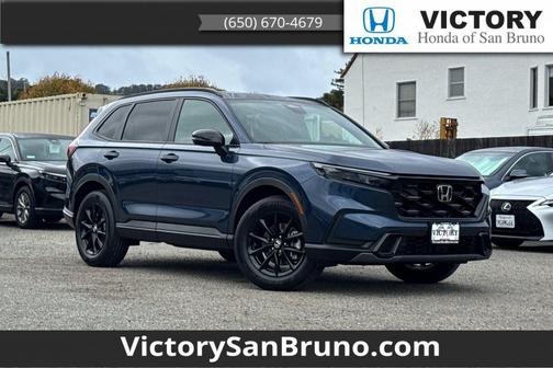 Canyon River Blue Metallic 2026 Honda CR-V Hybrid Sport AWD