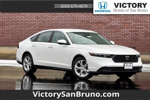 Platinum White Pearl 2026 Honda Accord LX 1.5T