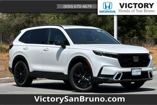 Platinum White Pearl 2026 Honda CR-V Hybrid Sport Touring AWD