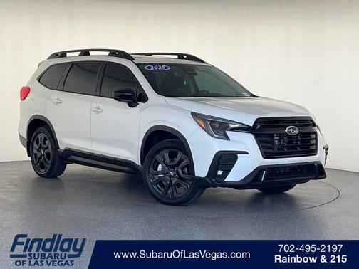 Crystal White Pearl 2025 Subaru Ascent Onyx Edition Touring 7-Passenger