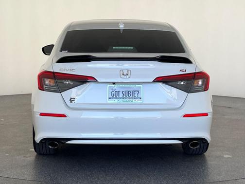 Platinum White Pearl 2022 Honda Civic Si Base