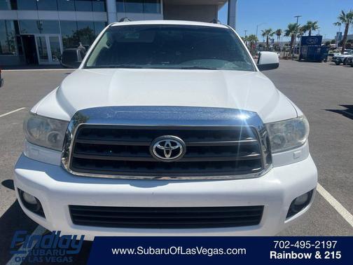 Super White 2015 Toyota Sequoia SR5
