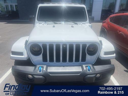Bright White Clearcoat 2022 Jeep Wrangler Unlimited 4xe Sahara