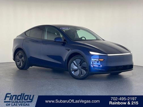 Deep Blue Metallic 2026 Tesla Model Y Long Range Launch Series