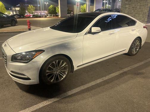 Casablanca White 2017 Genesis G80 3.8