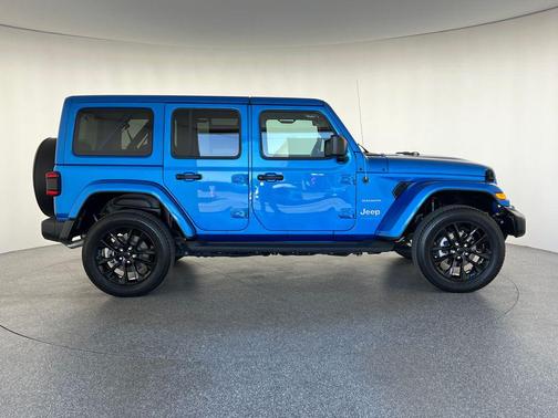 Hydro Blue Pearlcoat 2022 Jeep Wrangler Unlimited 4xe Sahara