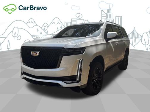 Crystal White Tricoat 2021 Cadillac Escalade Sport Platinum