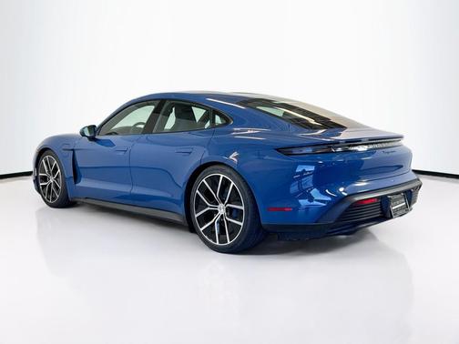 Neptune Blue 2025 Porsche Taycan 4