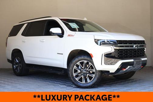 Iridescent Pearl Tricoat 2022 Chevrolet Tahoe Z71